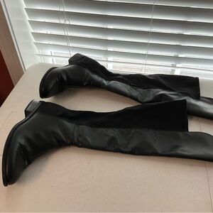 Black Knee-High Boots